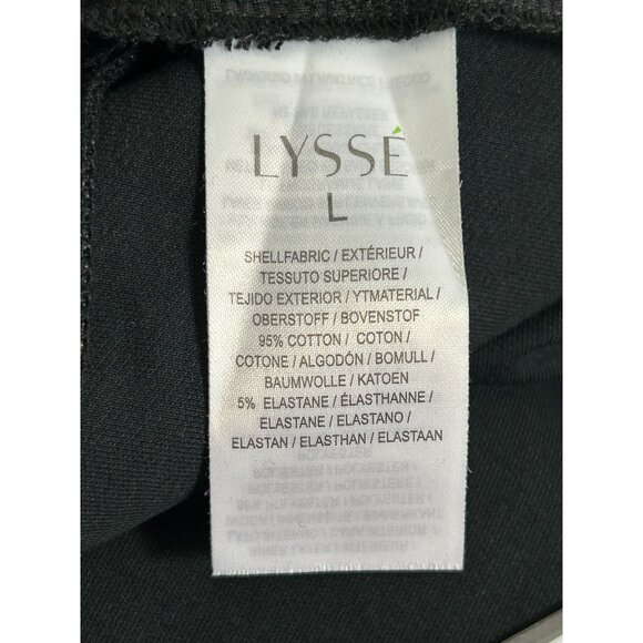 Lyssé Metallic Coated Baby Boot Knit Denim in Metallic Cocoa - Sz L - NWT - Picture 11 of 12